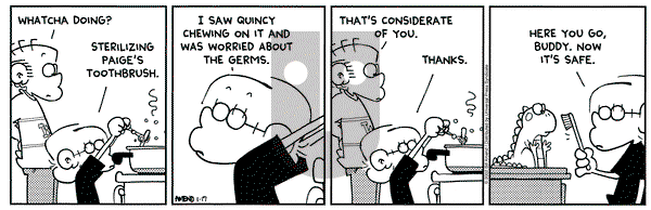 FoxTrot on Thursday January 17, 2002 Comic Strip