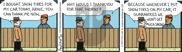 The Born Loser - Monday November 27, 2023 Comic Strip