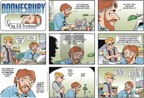 Doonesbury on Sunday October 19, 2008 Comic Strip