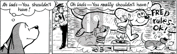 Fred Basset on Monday August 3, 2009 Comic Strip