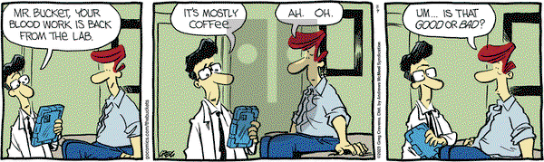 The Buckets - Tuesday November 7, 2023 Comic Strip