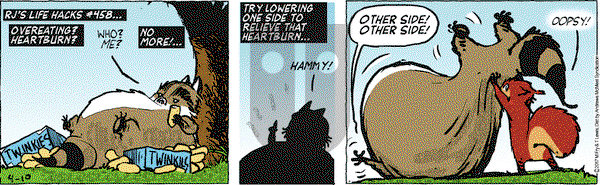 Over the Hedge on Monday April 10, 2017 Comic Strip