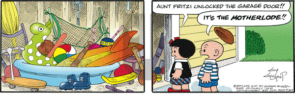 Nancy on Friday July 7, 2017 Comic Strip