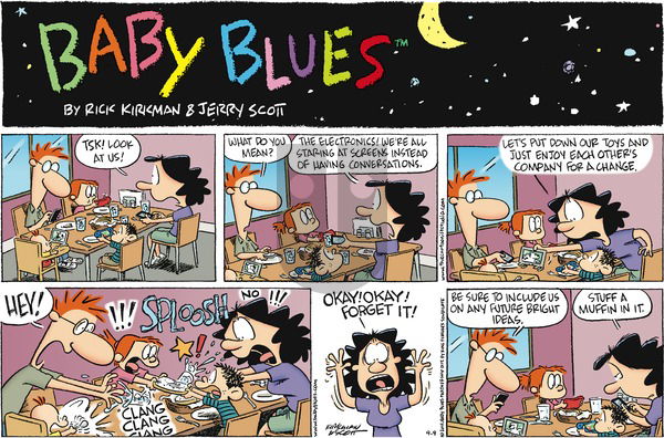Baby Blues on Sunday September 9, 2012 Comic Strip