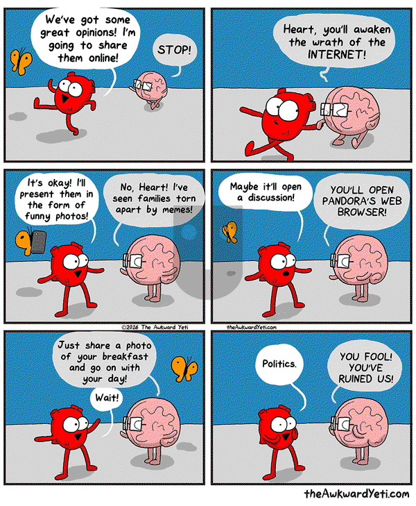 The Awkward Yeti on Friday July 22, 2016 Comic Strip