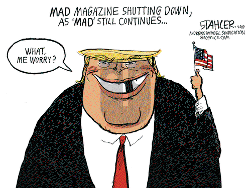 Jeff Stahler on Saturday July 6, 2019 Comic Strip