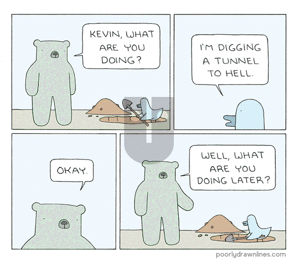 Poorly Drawn Lines on Wednesday June 6, 2018 Comic Strip