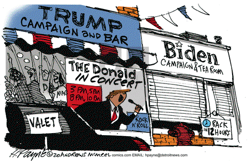 Henry Payne on Wednesday October 28, 2020 Comic Strip