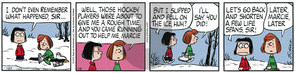 Peanuts - Wednesday January 8, 2025 Comic Strip
