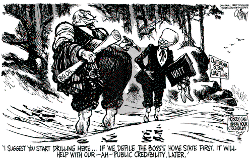 Pat Oliphant on Saturday February 14, 1981 Comic Strip