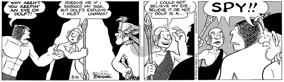 Alley Oop - Wednesday March 10, 2004 Comic Strip