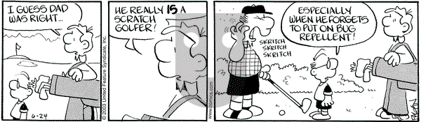Drabble on Tuesday June 24, 2003 Comic Strip