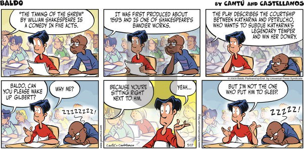 Baldo on Sunday May 17, 2009 Comic Strip