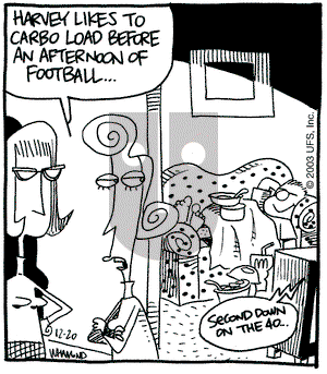 Reality Check on Saturday December 20, 2003 Comic Strip