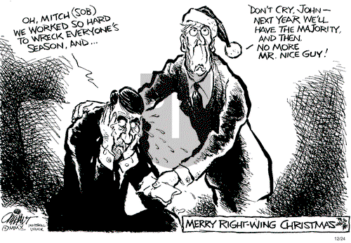 Pat Oliphant on Friday December 24, 2010 Comic Strip