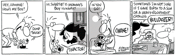 Baby Blues on Saturday August 28, 1999 Comic Strip