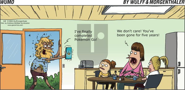 WuMo on Sunday June 8, 2025 Comic Strip