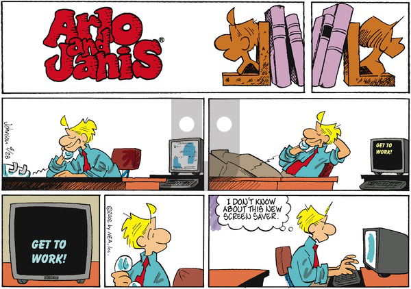 Arlo and Janis on Sunday April 28, 2002 Comic Strip