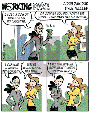 Working Daze on Friday September 30, 2005 Comic Strip