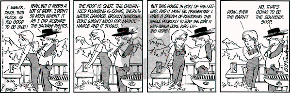 Doonesbury on Thursday June 26, 1980 Comic Strip