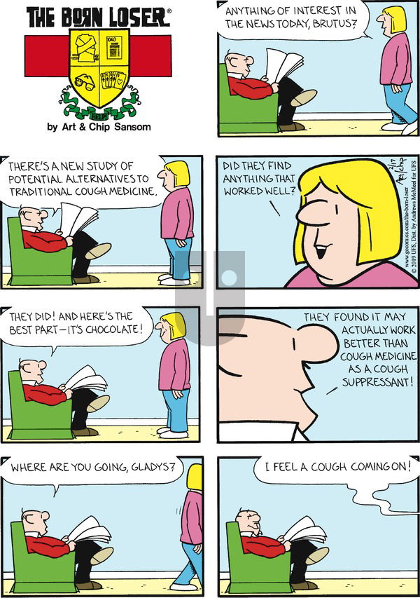 The Born Loser on Sunday February 17, 2019 Comic Strip