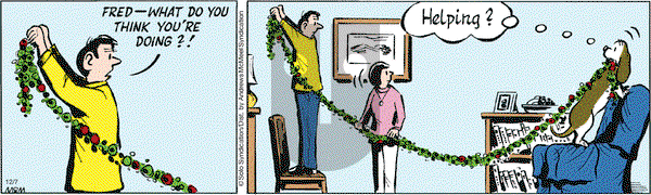 Fred Basset - Saturday December 7, 2019 Comic Strip