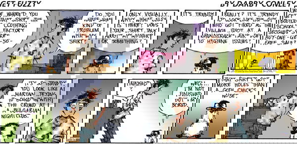 Get Fuzzy on Sunday April 11, 2010 Comic Strip