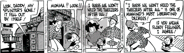 Rose is Rose on Thursday July 11, 1996 Comic Strip