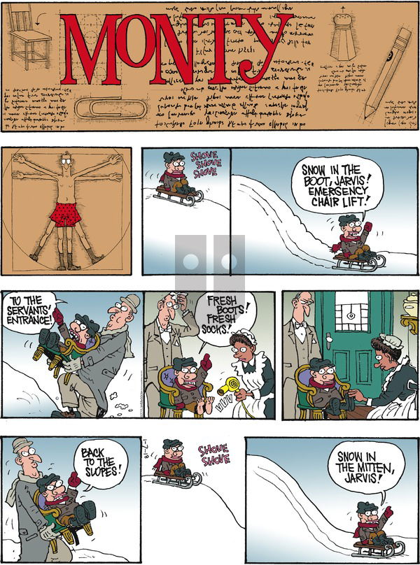 Monty on Sunday January 7, 2018 Comic Strip