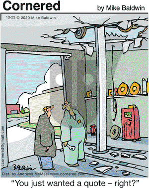 Cornered on Friday October 23, 2020 Comic Strip