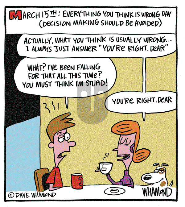 Day by Dave on Saturday March 15, 2025 Comic Strip