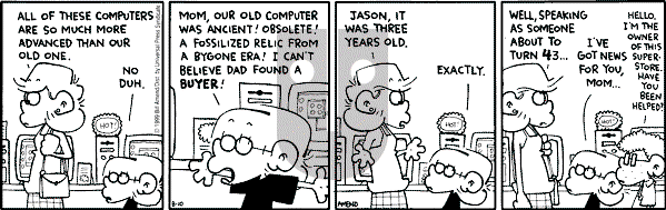 FoxTrot on Tuesday August 10, 1999 Comic Strip