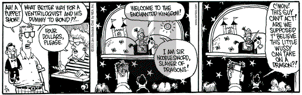 Monty on Wednesday August 6, 2003 Comic Strip