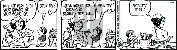 Rose is Rose on Wednesday January 21, 1987 Comic Strip