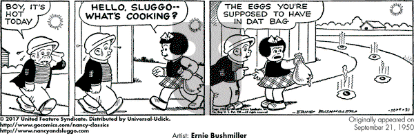 Nancy Classics on Thursday September 21, 2017 Comic Strip