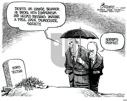 Stuart Carlson on Tuesday April 24, 2007 Comic Strip