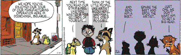 Over the Hedge on Saturday May 31, 2008 Comic Strip