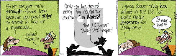 The Knight Life on Saturday July 19, 2014 Comic Strip