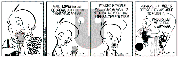 Cow and Boy Classics on Thursday July 12, 2007 Comic Strip