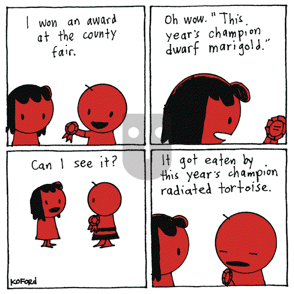 Haircut Practice on Monday August 14, 2023 Comic Strip