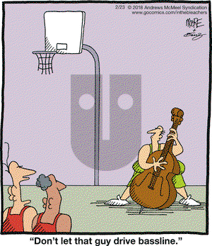 In the Bleachers on Friday February 23, 2018 Comic Strip