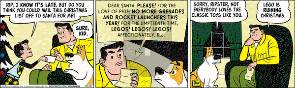 Rip Haywire on Saturday December 19, 2015 Comic Strip