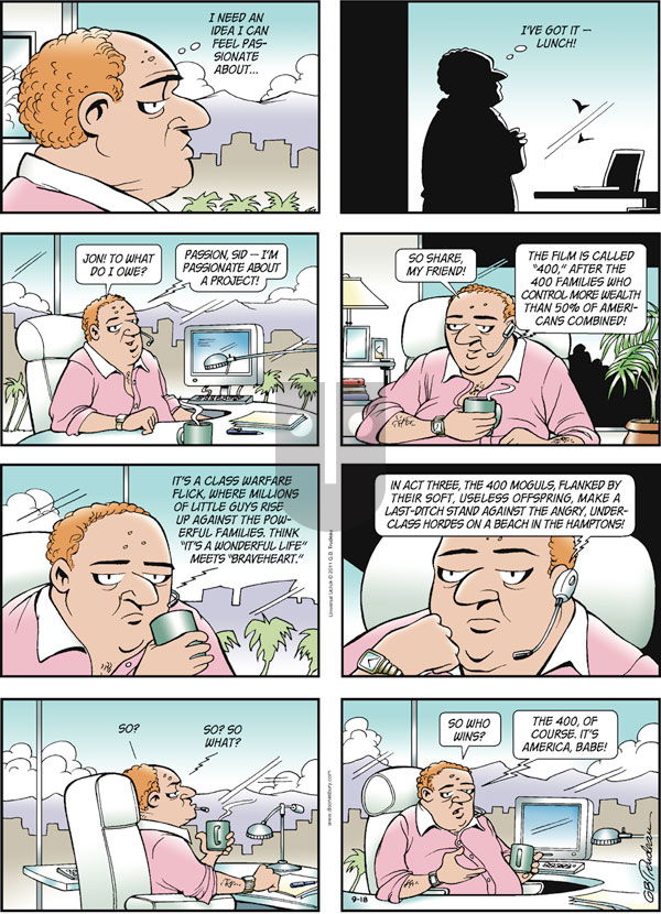 Doonesbury on Sunday September 18, 2011 Comic Strip