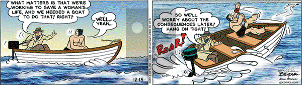 Alley Oop on Saturday December 13, 2014 Comic Strip