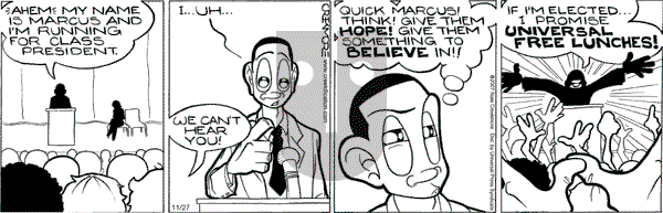 Maintaining on Tuesday November 27, 2007 Comic Strip
