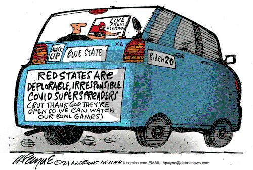 Henry Payne on Thursday January 7, 2021 Comic Strip