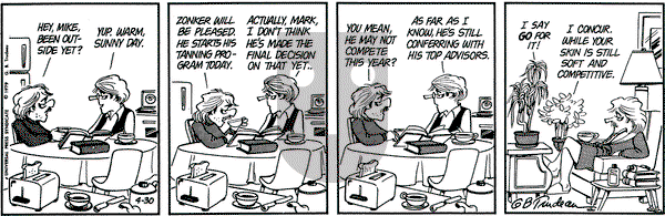 Doonesbury on Monday April 30, 1979 Comic Strip