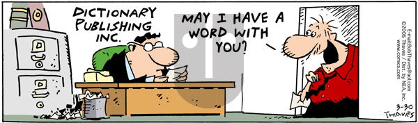 Frank and Ernest - Wednesday March 30, 2005 Comic Strip