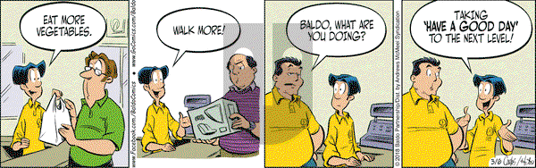 Baldo on Tuesday March 6, 2018 Comic Strip
