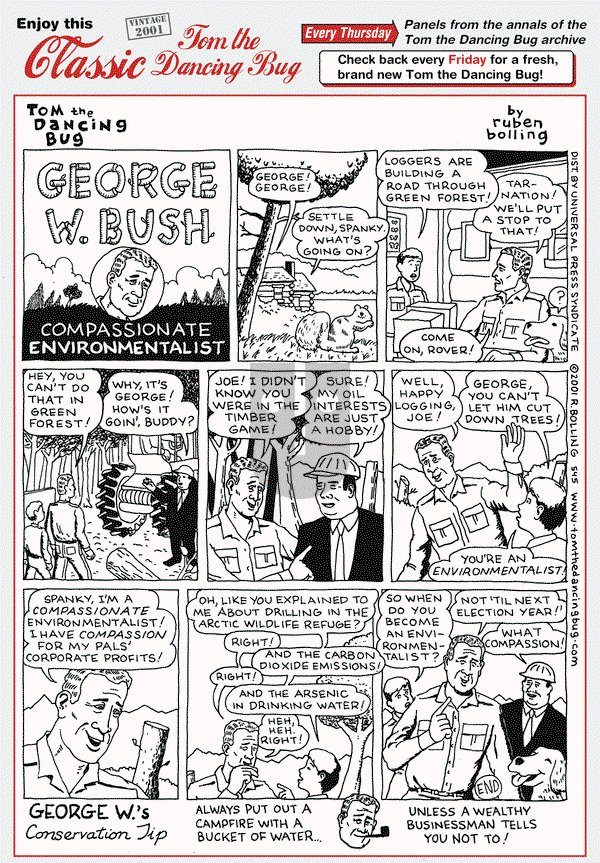 Tom the Dancing Bug on Thursday January 4, 2018 Comic Strip